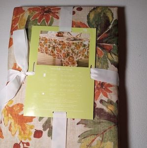 New pumpkins fall fabric table cloth 60 x 120 inches